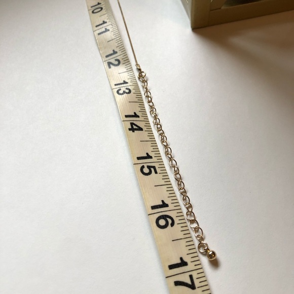 ❗️3/$7 Gold choker with black beads - Picture 2 of 3